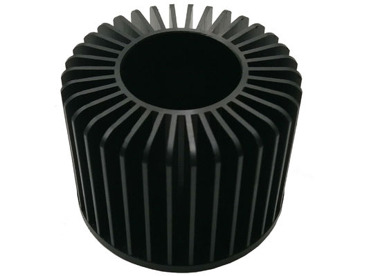 O dissipador de calor redondo industrial inoxidável, estábulo expulsou o dissipador de calor de alumínio do diodo emissor de luz