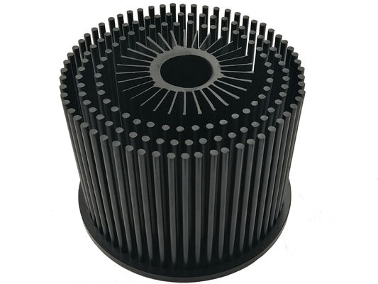 tratamento de superfície de anodização de 110x80mm Pin Fin Forged Heat Sink