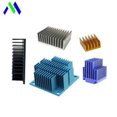 Dissipador de calor anodizado de múltiplos propósitos do quadrado, anti dissipador de calor do CNC da corrosão