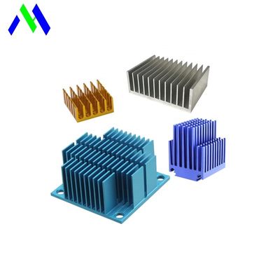 Dissipador de calor anodizado de múltiplos propósitos do quadrado, anti dissipador de calor do CNC da corrosão