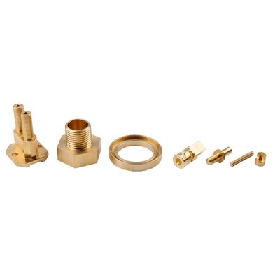 Peças de gerencio de bronze escovadas industriais, componentes de gerencio da precisão do CNC da motocicleta