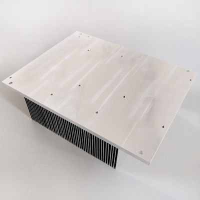 Dissipador de calor prático de prata do retificador, aletas de alumínio inoxidáveis do dissipador de calor
