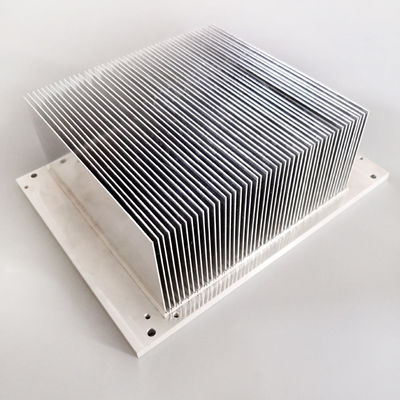 Dissipador de calor prático de prata do retificador, aletas de alumínio inoxidáveis do dissipador de calor