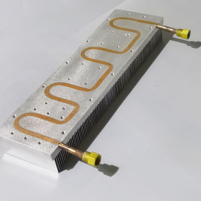 Dissipador de calor eletrônico IGBT do tubo de cobre de Enbeded para refrigerar de água