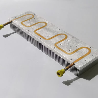 Dissipador de calor eletrônico IGBT do tubo de cobre de Enbeded para refrigerar de água