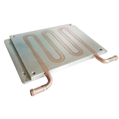 Refrigerar de líquido de cobre inoxidável durável da placa do dissipador de calor com 6 laços
