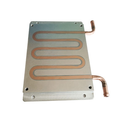 Refrigerar de líquido de cobre inoxidável durável da placa do dissipador de calor com 6 laços
