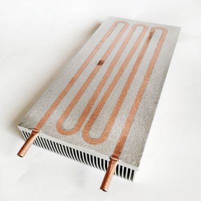Dissipador de calor de refrigeração água de pintura 120x30x250mm do radiador para a mineração