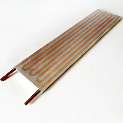 Dissipador de calor durável de alumínio do tubo de cobre, água de múltiplos propósitos placa fria de refrigeração