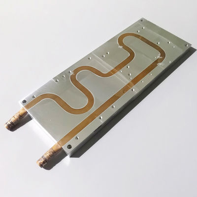 Placa fria líquida anticorrosiva, refrigerador de água de alumínio inoxidável
