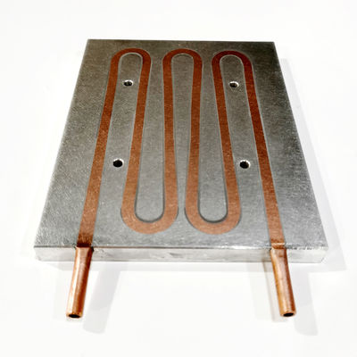 Placa encaixada de Radiator Heat Sink do tanoeiro para refrigerar de água 120x12x150mm